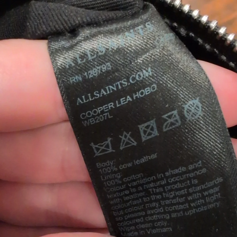 All saints cooper leather hobo bag - Picture 13 of 14